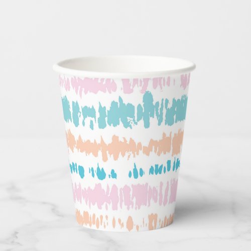 Pastel Batik Pattern Paper Cups