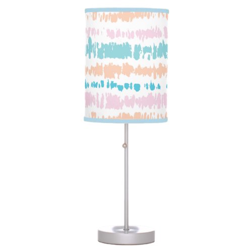 Pastel Batik Pattern Table Lamp