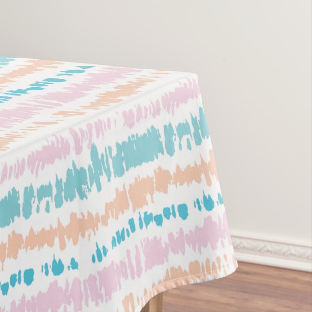 Pastel Batik Pattern Tablecloth (In Situ)