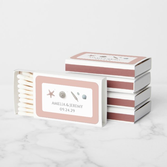 Pastel Beach Matchboxes (Stacked)