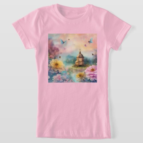 Pastel Beehive Dreams Dreamy Mist T_Shirt