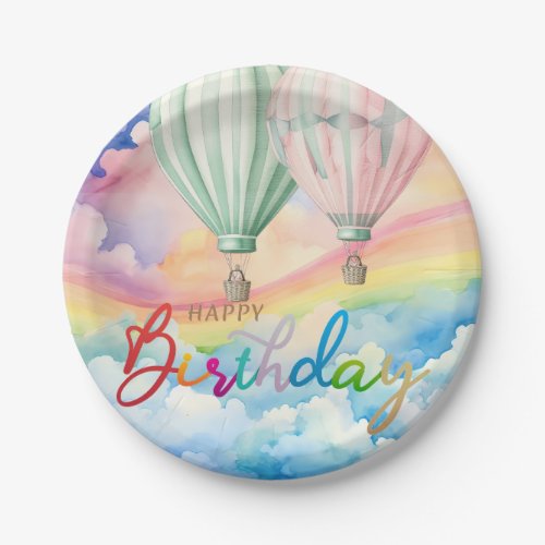 Pastel Birthday  Paper Plates