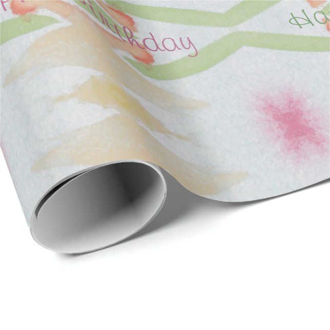 Pastel Birthday Wrapping Paper (Roll Corner)