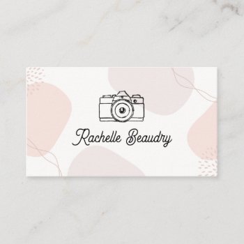Pastel Blob Photography Fashion Designer  Business Card by FlexiDesignHub at Zazzle