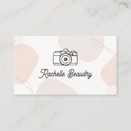 Pastel Blob Photography Fashion Designer  Business Card