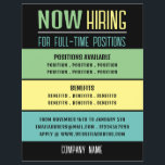 Pastel Blocks Job Vacancy Recruitment Advertising Flyer<br><div class="desc">Pastel Blocks Job Vacancy Recruitment Advertising Flyers By The Business Card Store.</div>