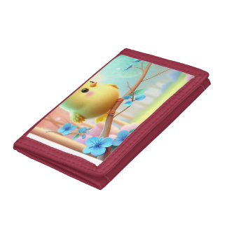 “Pastel Bloom – Elegant Floral Phone Case Design” Tri-fold Wallet