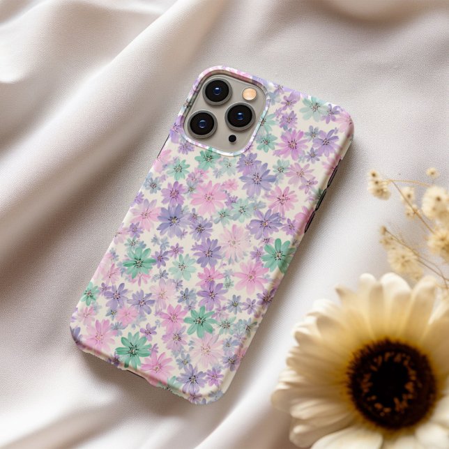 Pastel Bloom – Soft Floral Pattern Phone Case (Creator Uploaded)