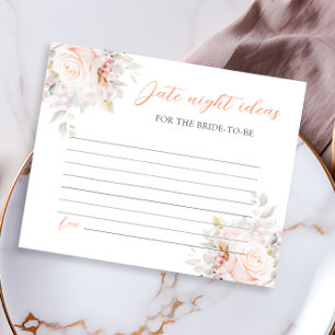 Pastel Blooms Bridal Shower Date Night Ideas