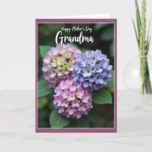 Pastel Blooms Mothers Day Card (Front)