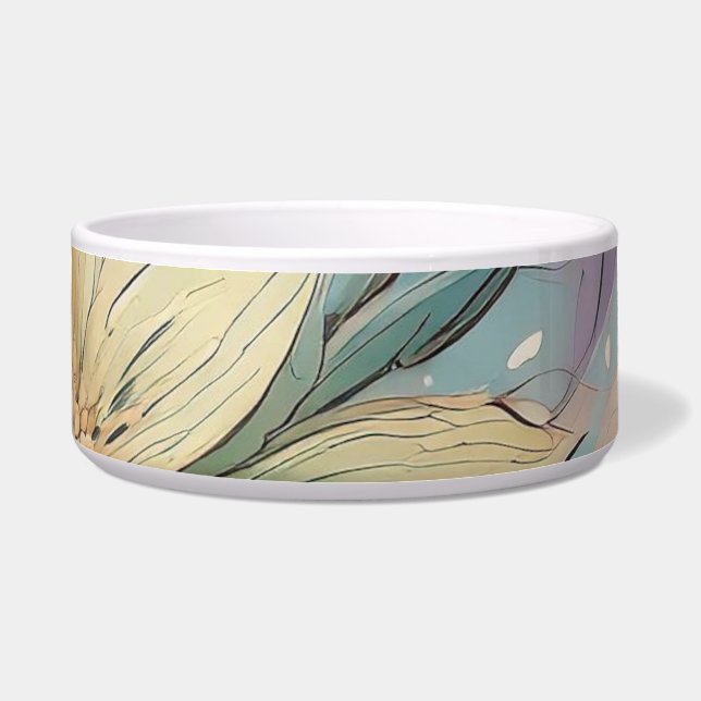 Pastel Blossom Burst: Floral Explosion Pattern Bowl (Front)