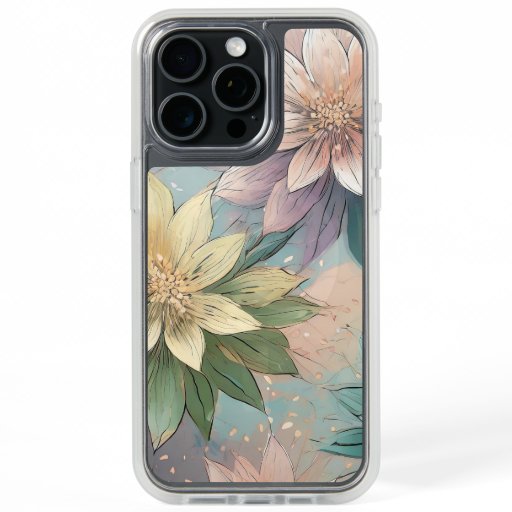 Pastel Blossom Burst: Floral Explosion Pattern iPhone 15 Pro Max Case