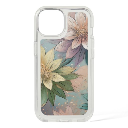 Pastel Blossom Burst: Floral Explosion Pattern iPhone 15 Case