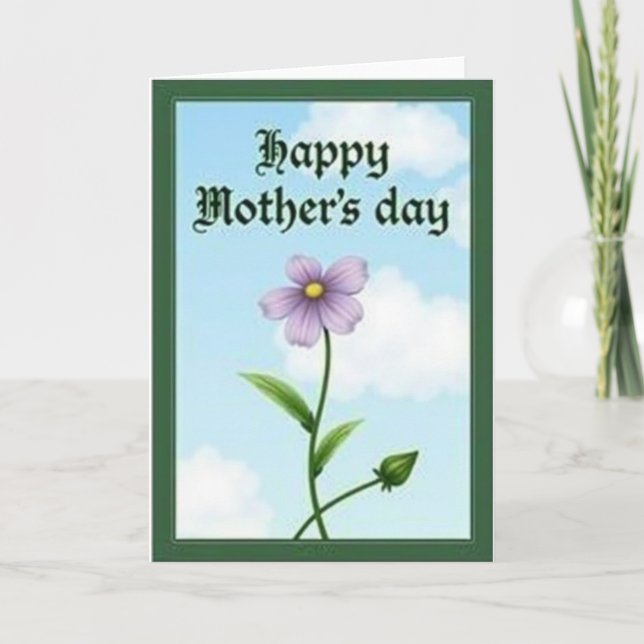 Pastel Blossom Mothers Day Card (Front)