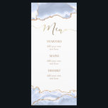 pastel blue agate Menu<br><div class="desc">custom menu</div>