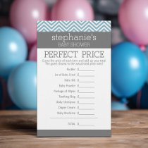 Pastel Blue Baby Shower Game - Perfect Price