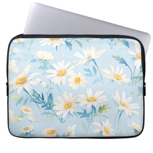 Pastel Blue Beauty Laptop Sleeve