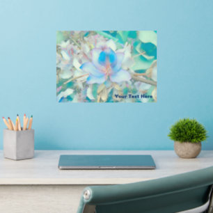 Pastel Blue Blossom  Wall Decal