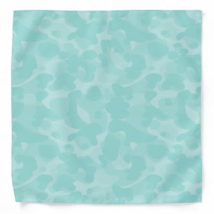 Pastel Blue Camo Camouflage Pattern Cool Stylish Bandana