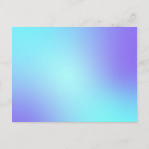 Pastel Blue Colors Abstract Blur Gradient Ombre Postcard