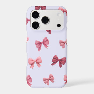 Pastel Blue Coquette Bow iPhone 17 Pro Case