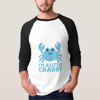 Pastel Blue Crab – Gentle “I’m a Little Crabby” T-Shirt