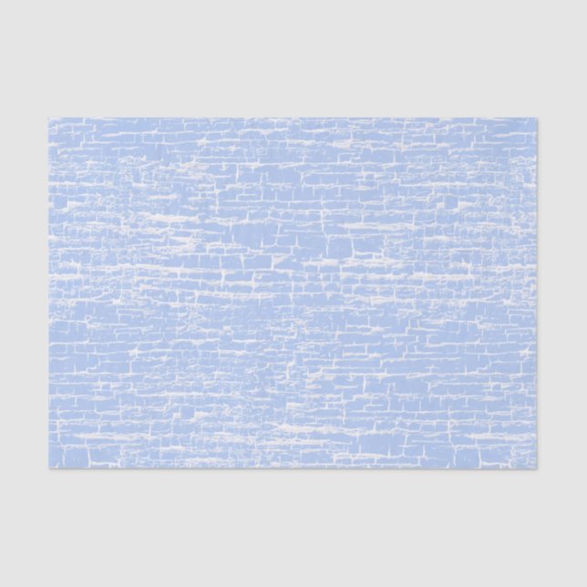 Pastel Blue Crackle Tissue Paper (Front)