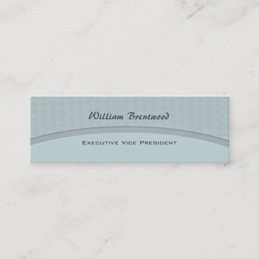 Customizable Pastel Blue curve Business Card Templates