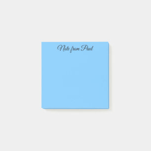 Pastel Blue Evening Sky Post-it Notes