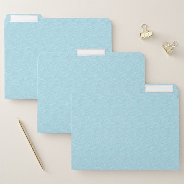 Pastel Blue File Folder (Set)