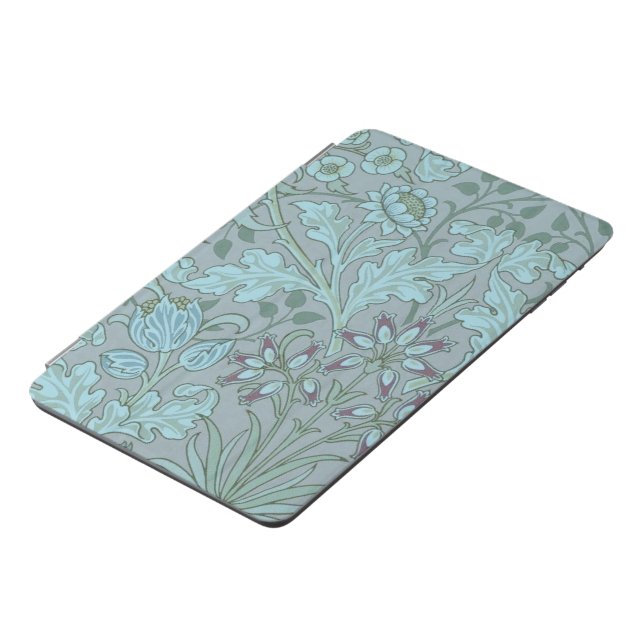 Pastel Blue Flowers iPad Mini Cover (Side)