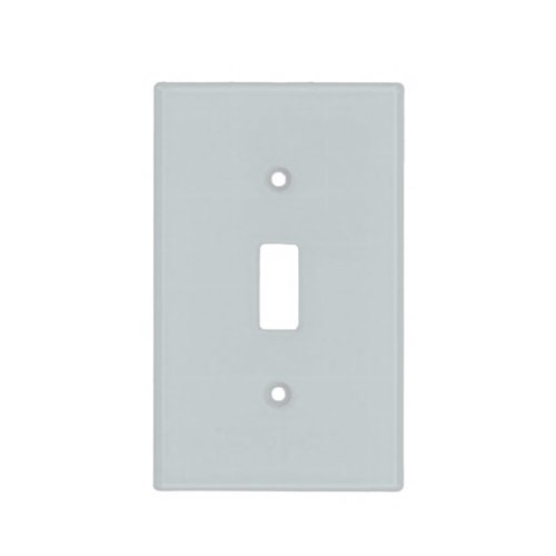 Pastel Blue Gray Solid Color Silver Shores 430_2DB Light Switch Cover
