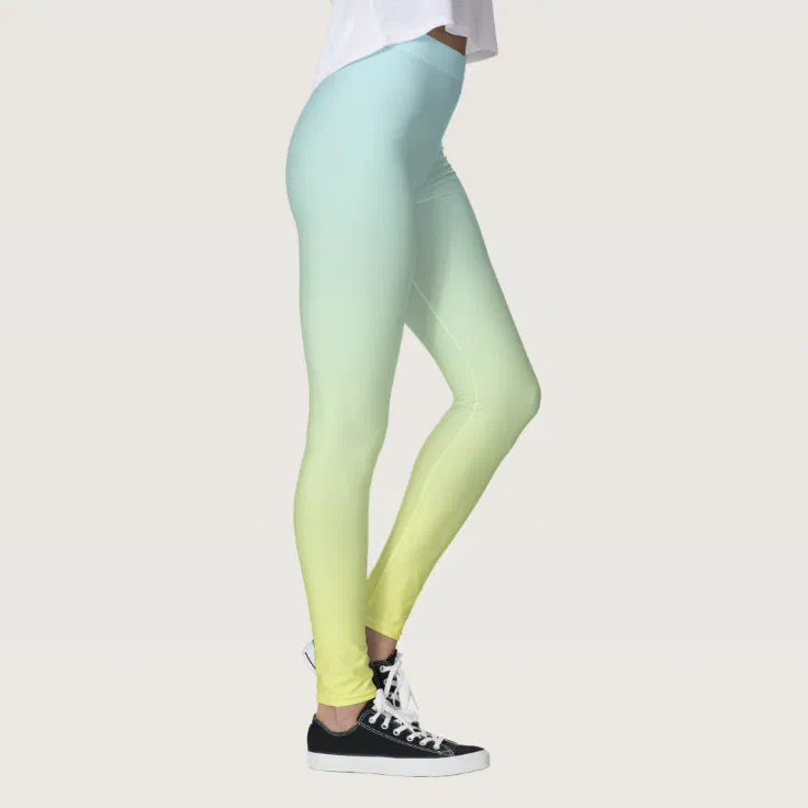 Pastel Yellow Gym Leggings