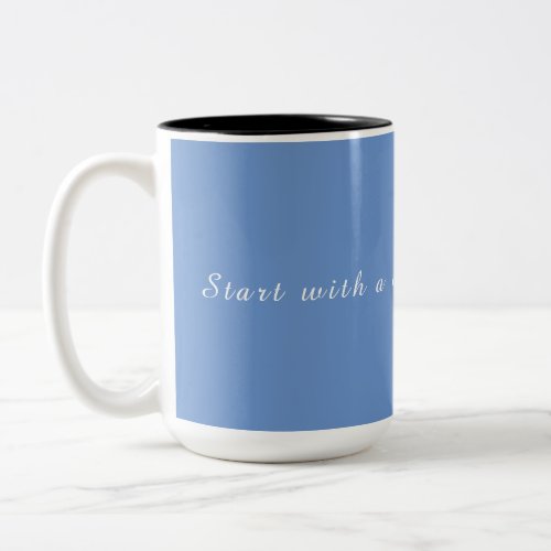 Pastel Blue Inspiration Mug