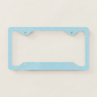 Pastel Blue License Plate Frame