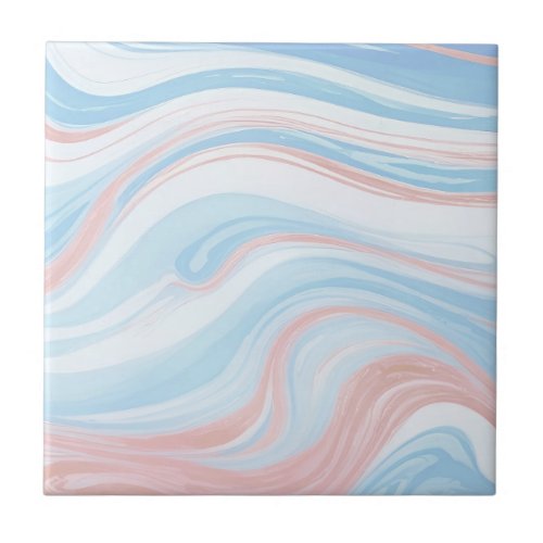 Pastel Blue Marble Tile _ Baby Blue Marble pattern