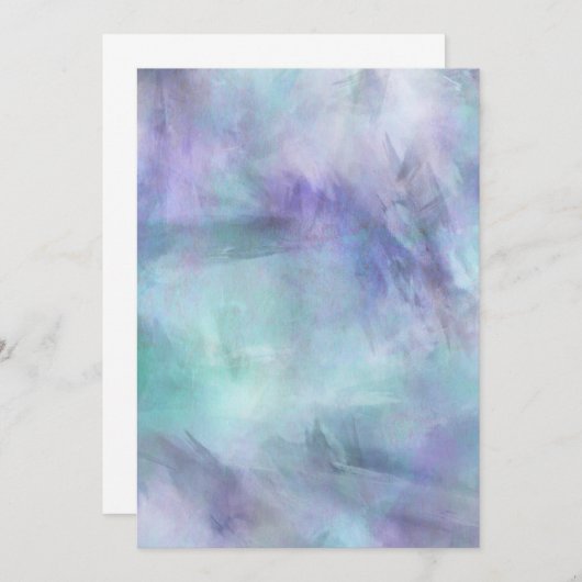 Pastel Blue Purple Watercolor Background (Front/Back)