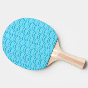 Pastel Blue Sea Water Waves Peaceful Ocean Ping Pong Paddle