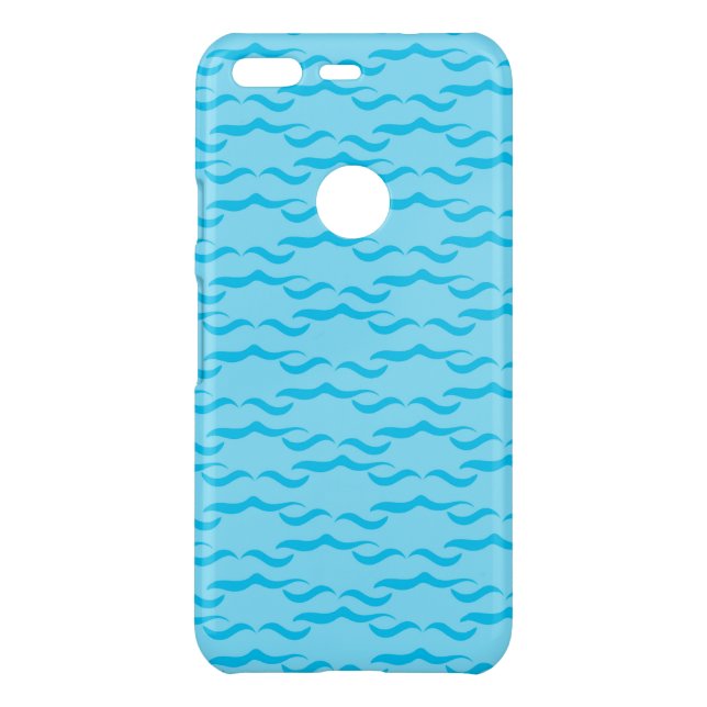 Pastel Blue Sea Water Waves Peaceful Ocean Uncommon Google Pixel Case (Back)