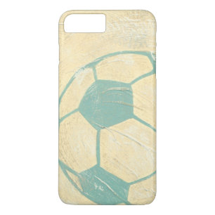 Pastel Blue Soccer Ball by Chariklia Zarris iPhone 8 Plus/7 Plus Case