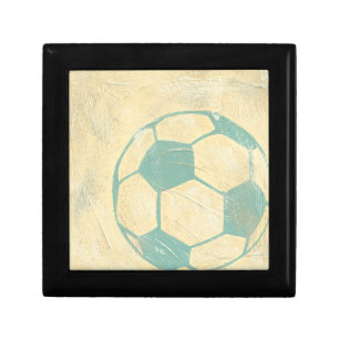 Pastel Blue Soccer Ball by Chariklia Zarris Gift Box