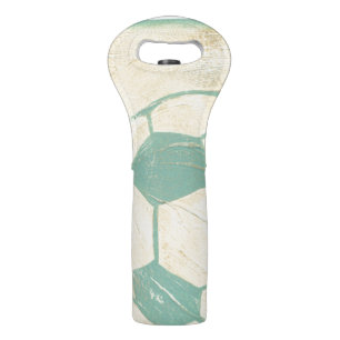 Pastel Blue Soccer Ball by Chariklia Zarris Wine Bag