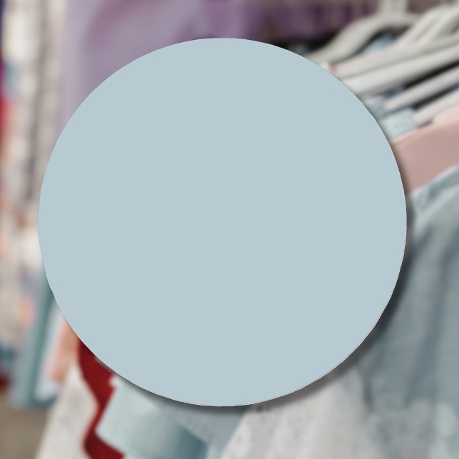 Pastel Blue Solid Color | Classic | Elegant Labels (Creator Uploaded)