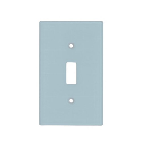 Pastel Blue Solid Color  Classic  Elegant Light Switch Cover