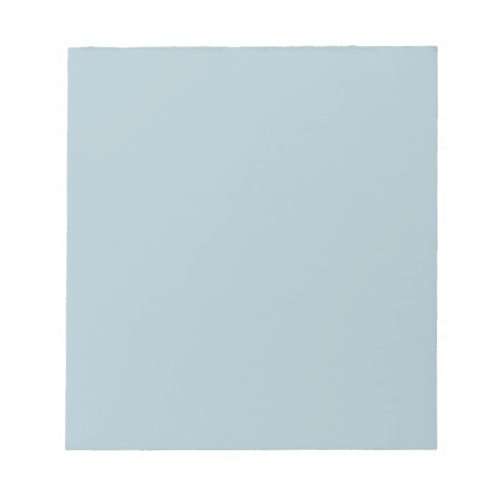 Pastel Blue Solid Color  Classic  Elegant Notepad