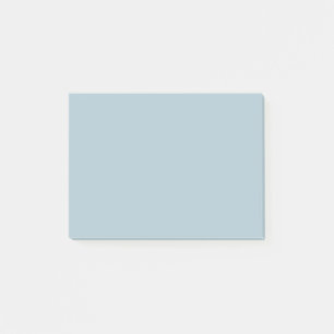 Pastel Blue Solid Color Classic Elegant Post-it Notes