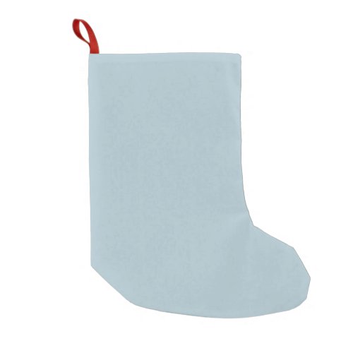 Pastel Blue Solid Color  Classic  Elegant Small Christmas Stocking
