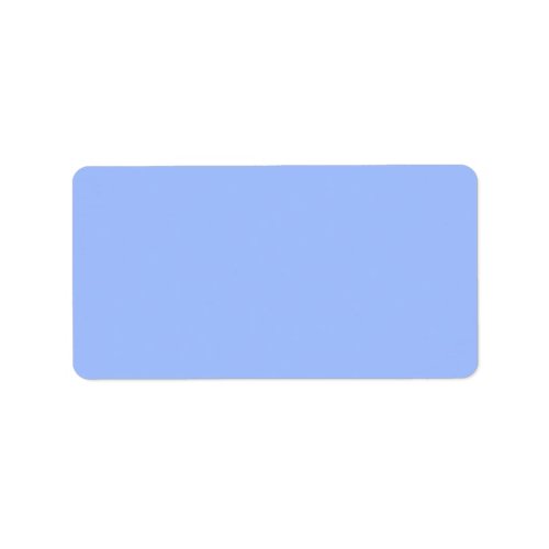 Pastel Blue solid color  Label