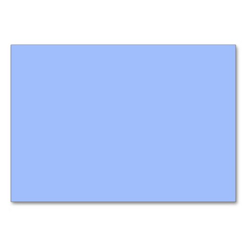 Pastel Blue solid color  Table Number