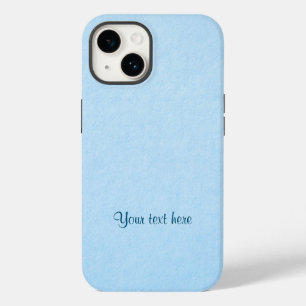 Pastel Blue Solid Color TEMPLATE Case-Mate iPhone 14 Case